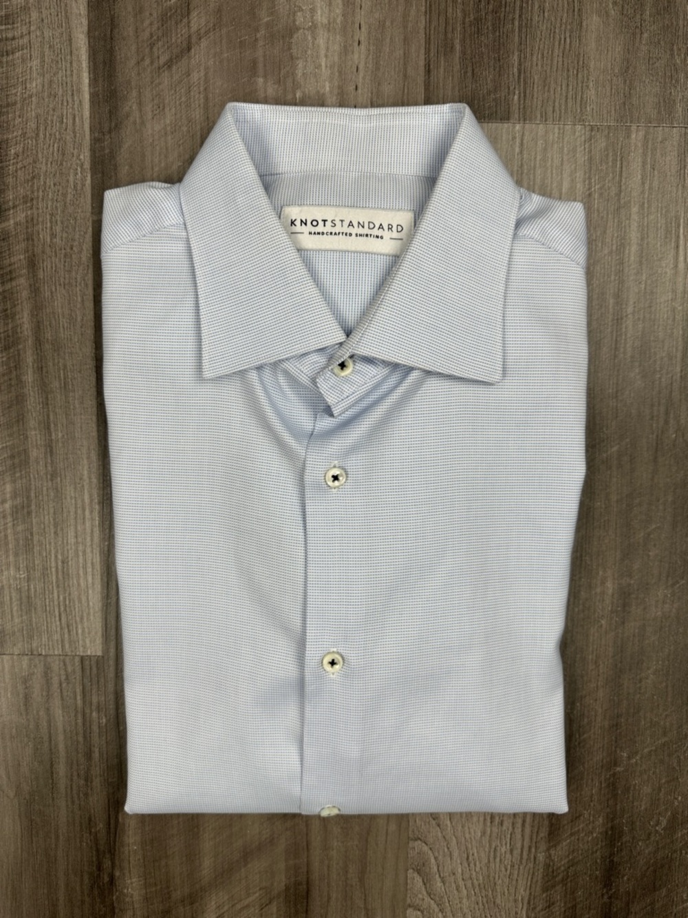Knot Standard Thomas Mason Bespoke Oxford Long Sleeve Button Down - Large (16)